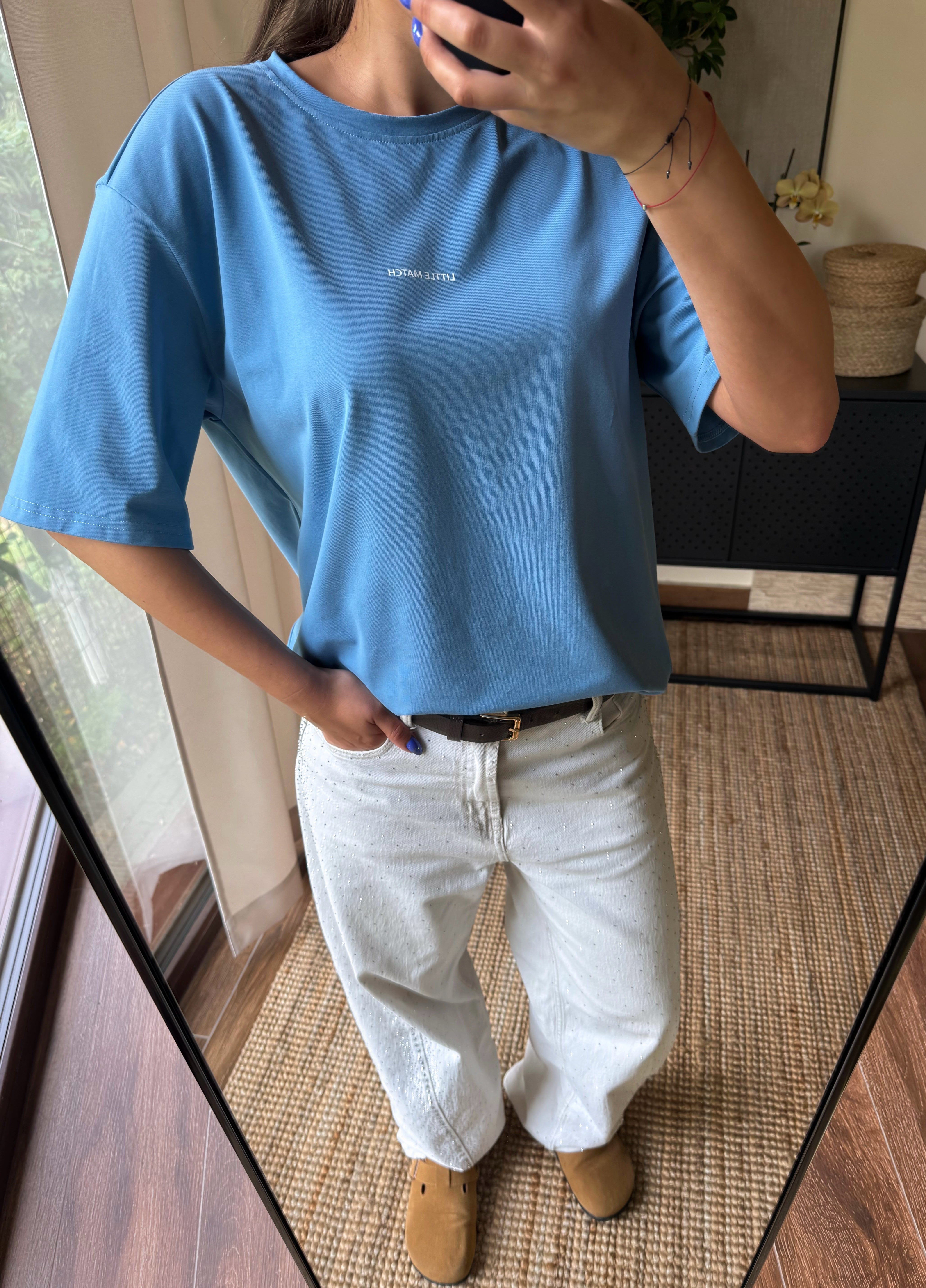 PRETTY BLUE T-SHIRT MARŠKINĖLIAI