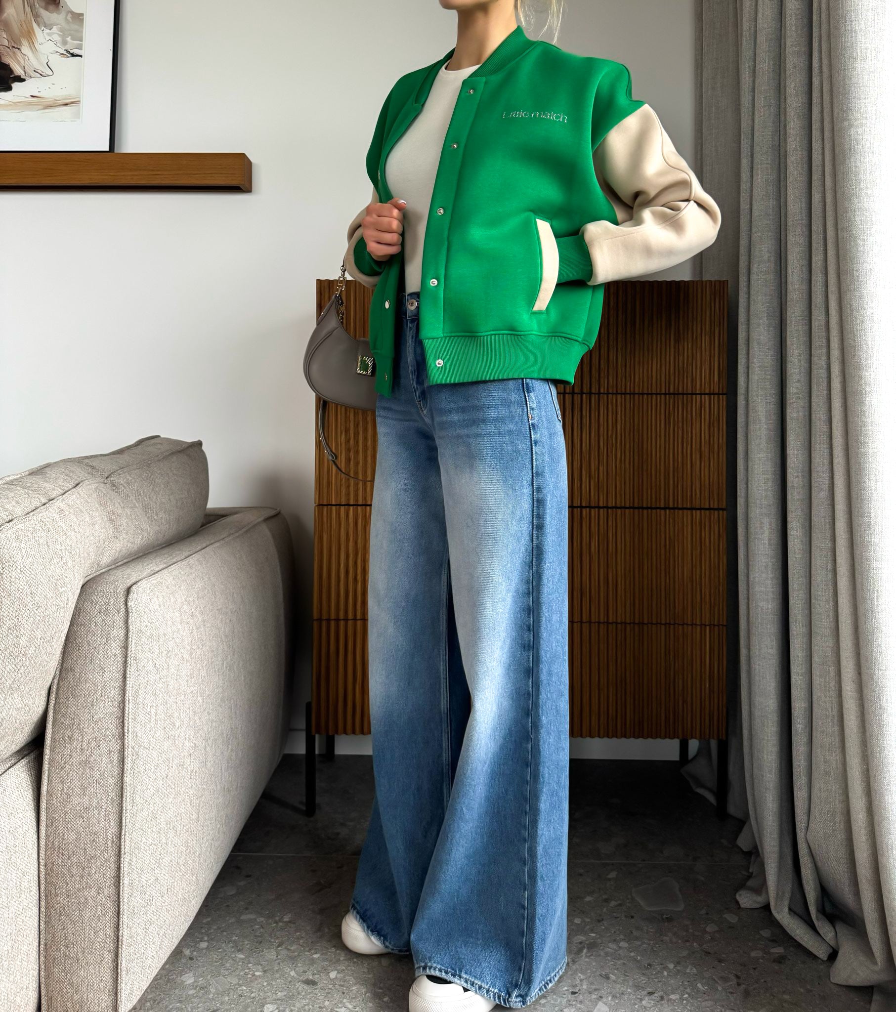 OLD GREEN SHORT bomberis