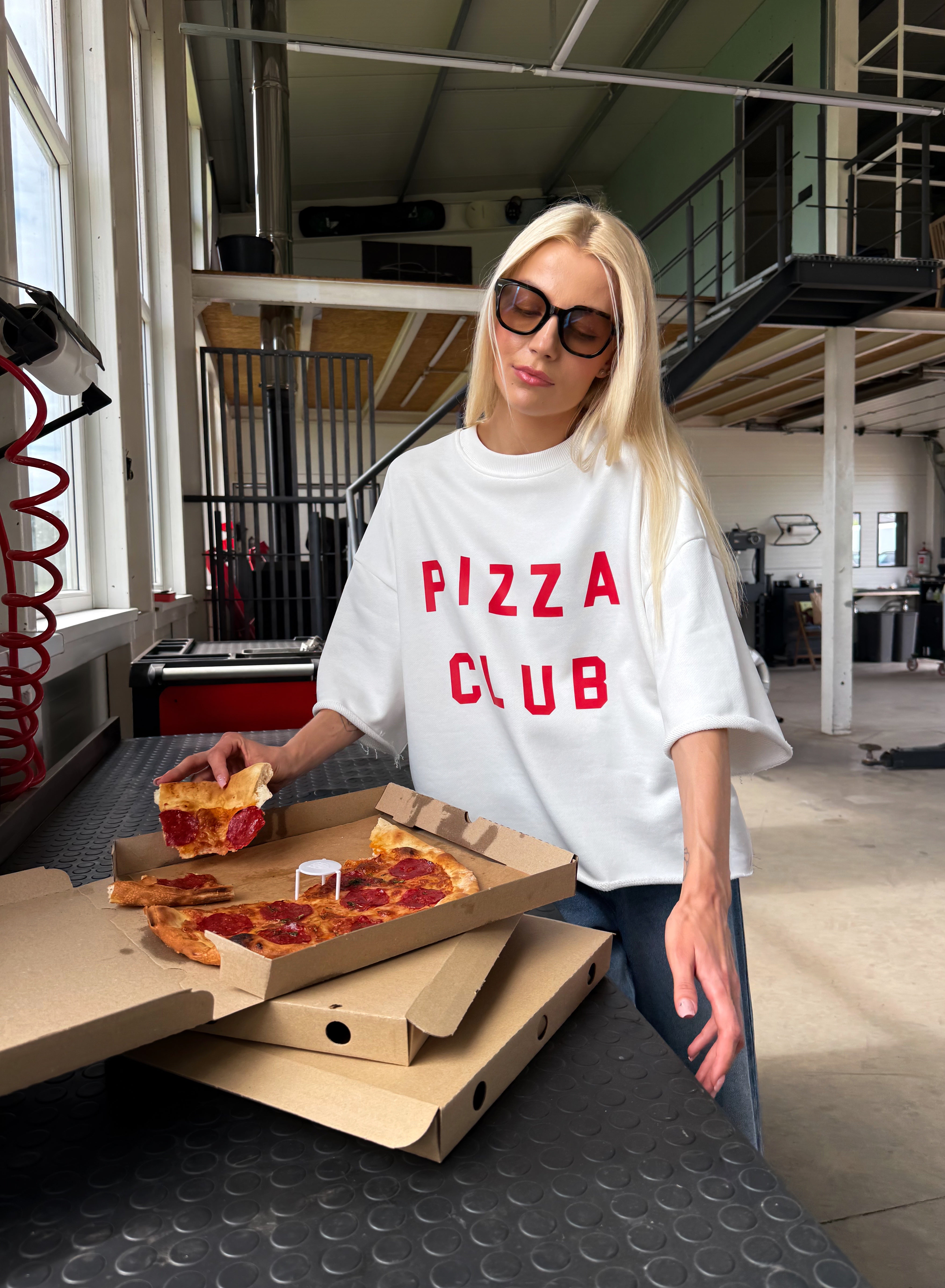 PIZZA CLUB OFF WHITE PALAIDINĖ
