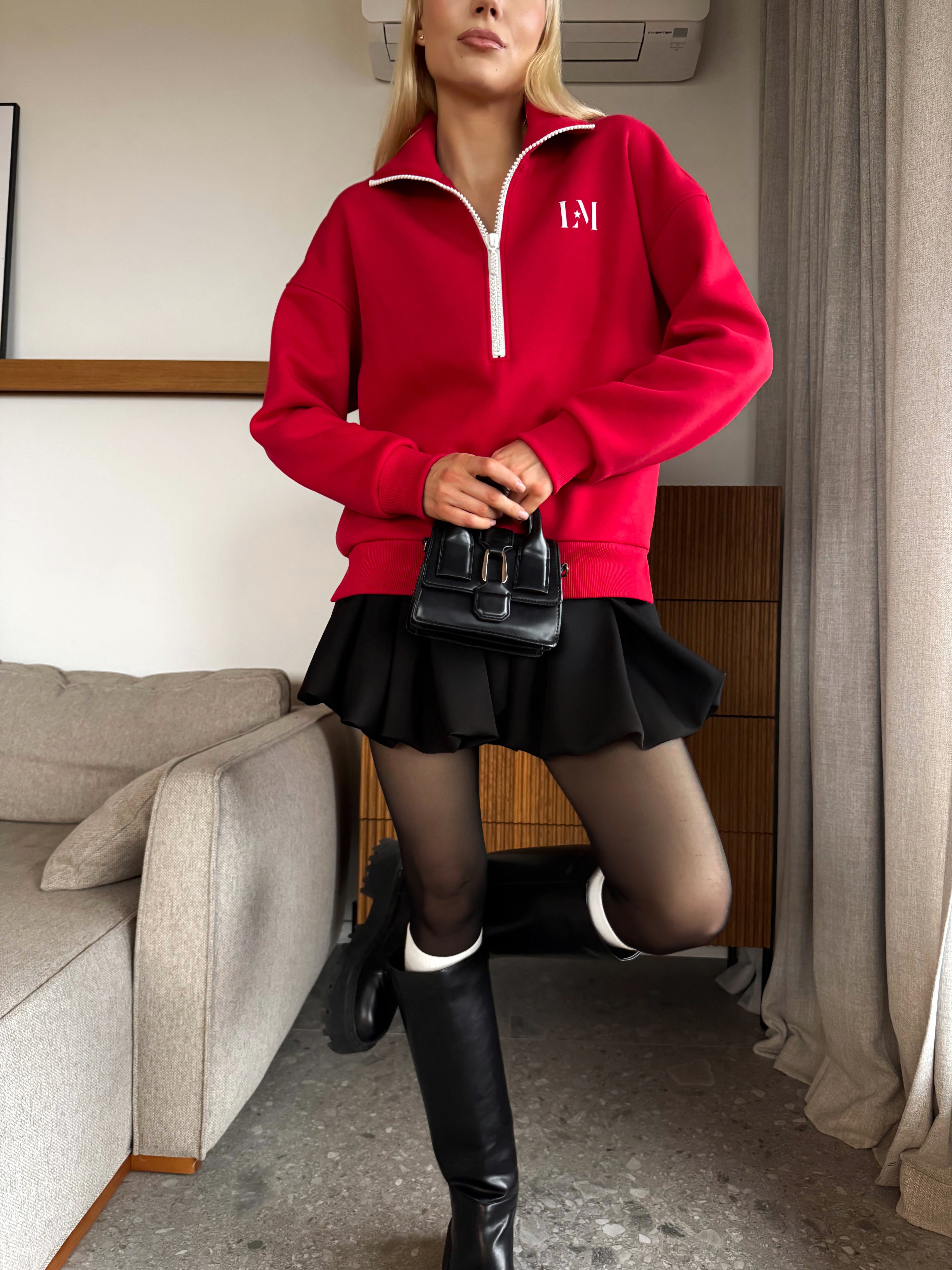 WHITE DIAMOND ZIP DŽEMPERIS