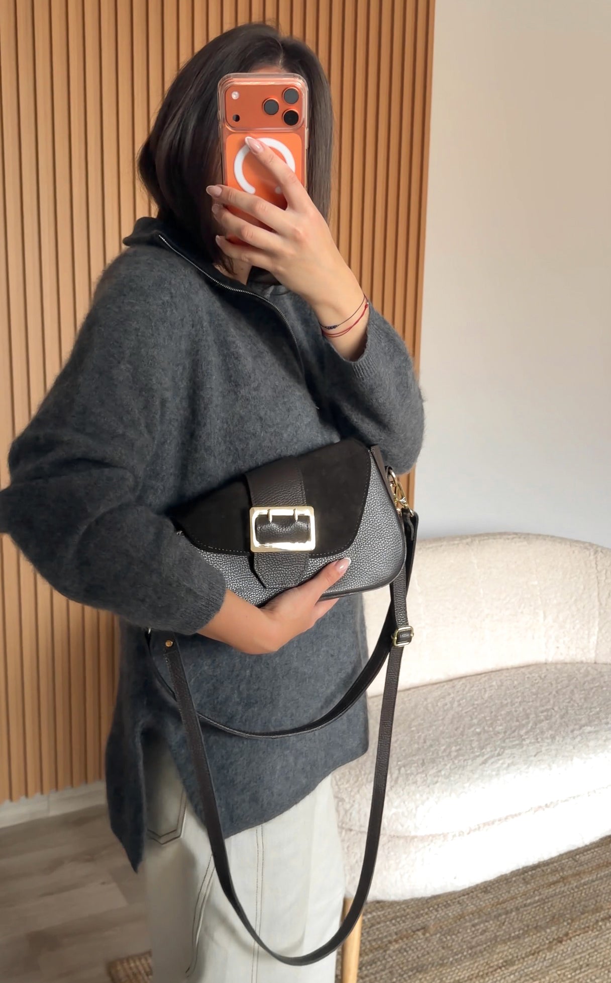 SMOKEY GREY CASHMERE MEGZTINIS