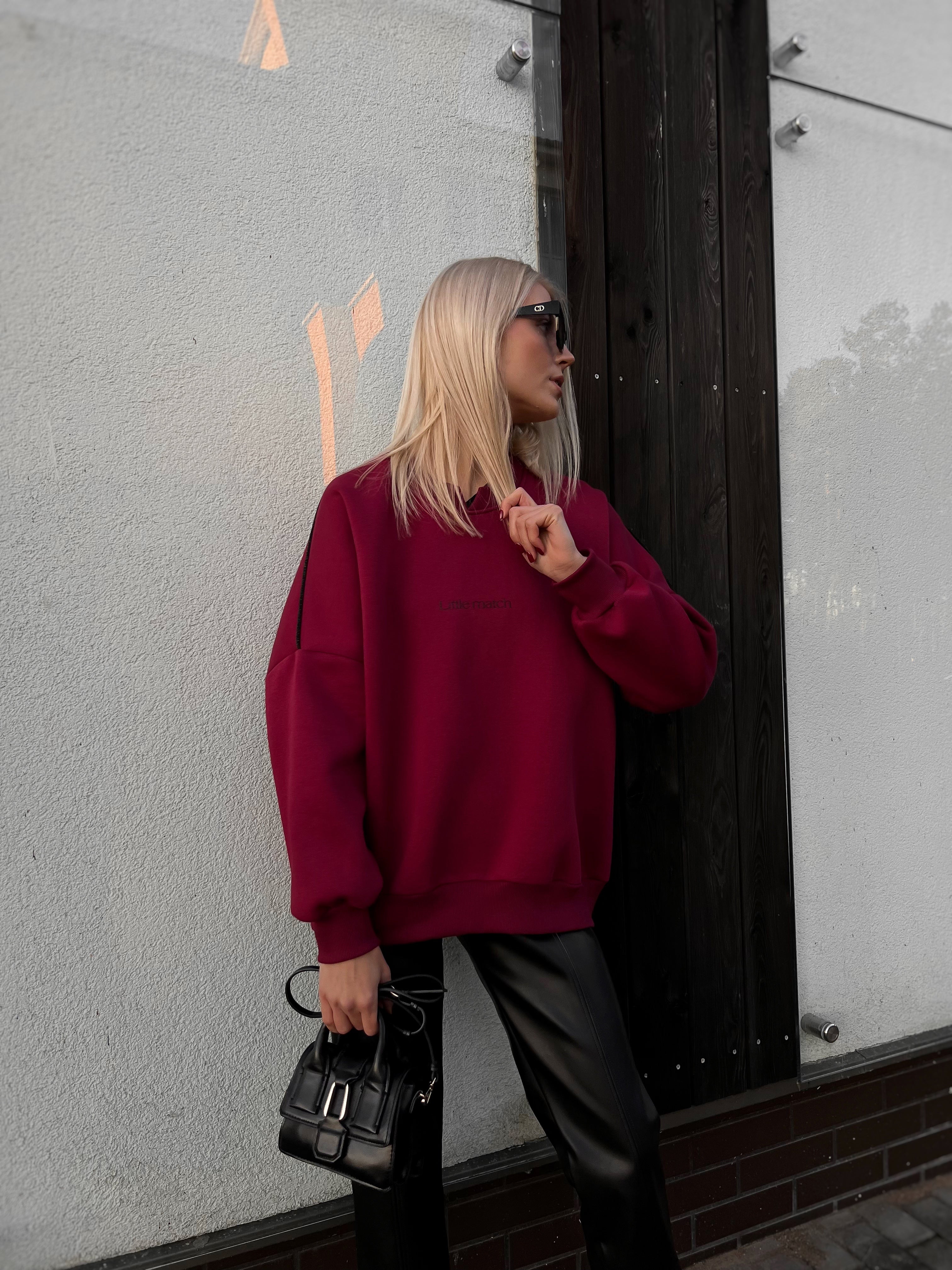 BURGUNDY BLISS džemperis