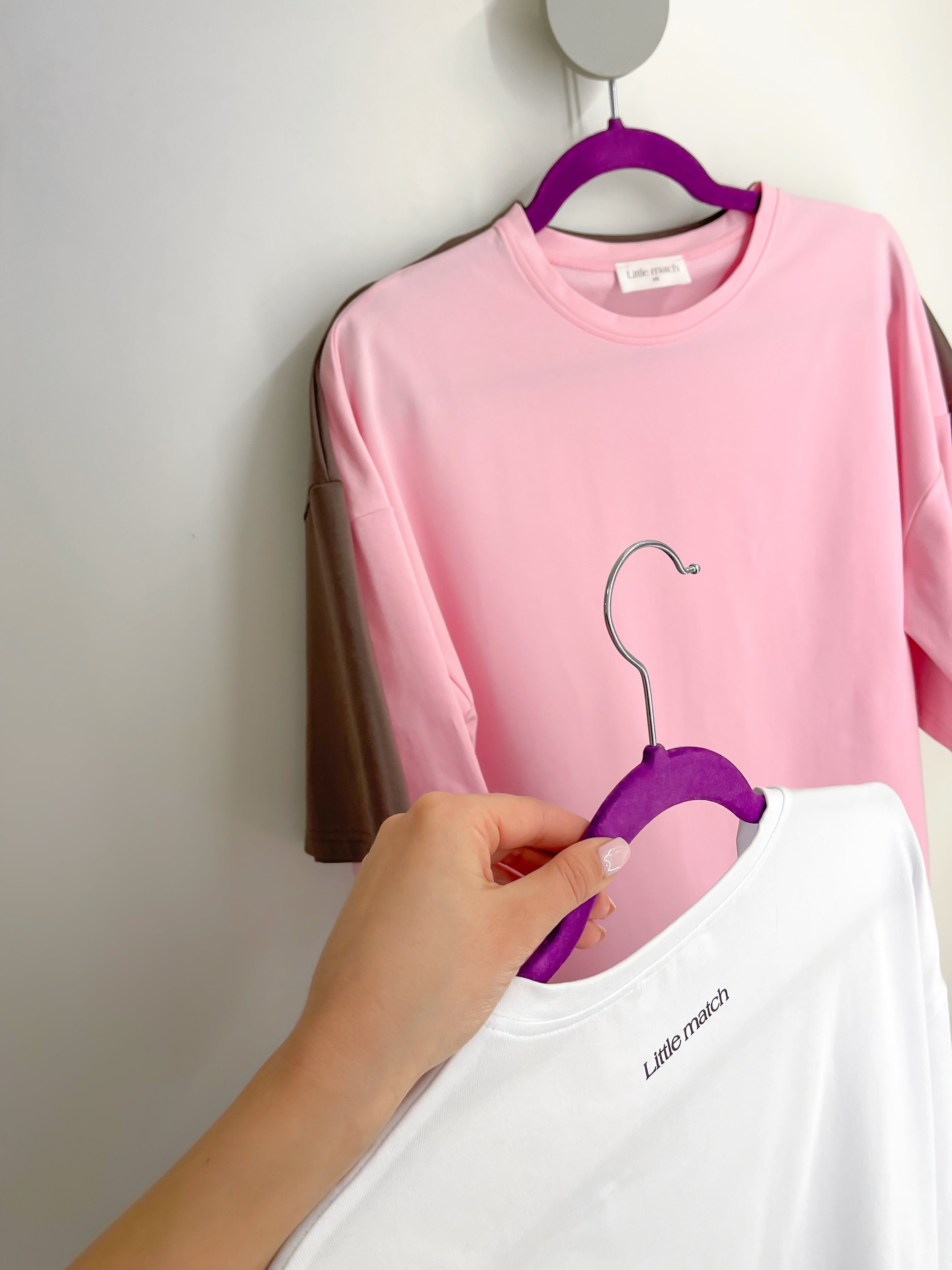 WHITE T-SHIRT marškinėliai