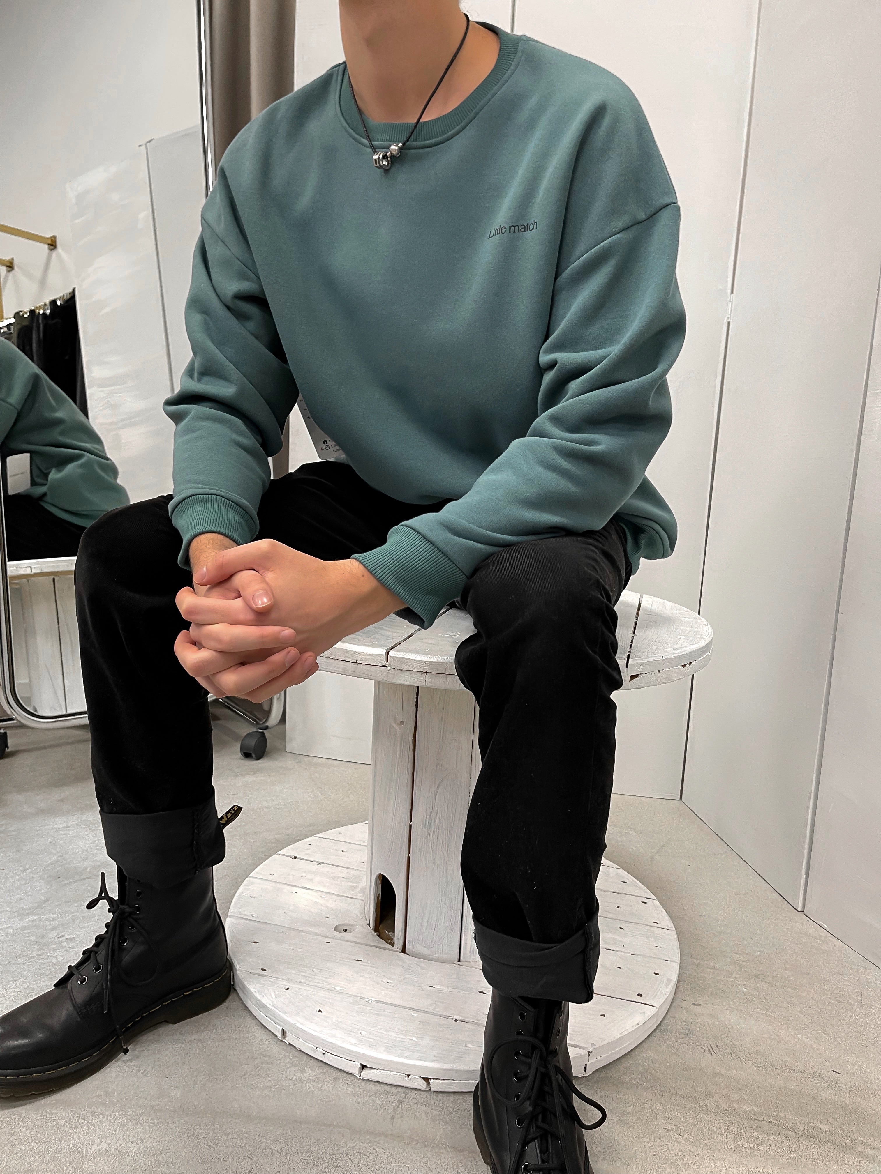 TEAL GREEN džemperis