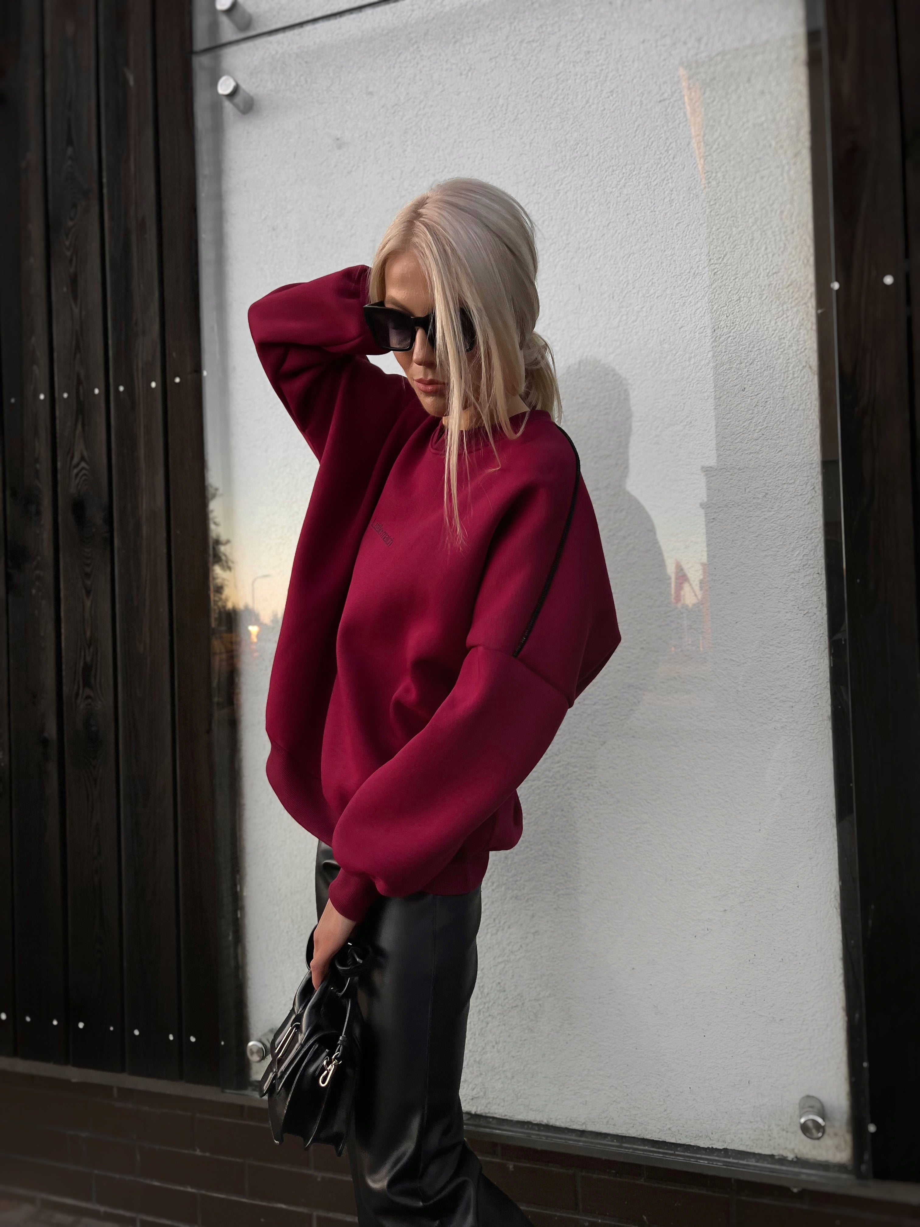 BURGUNDY BLISS džemperis