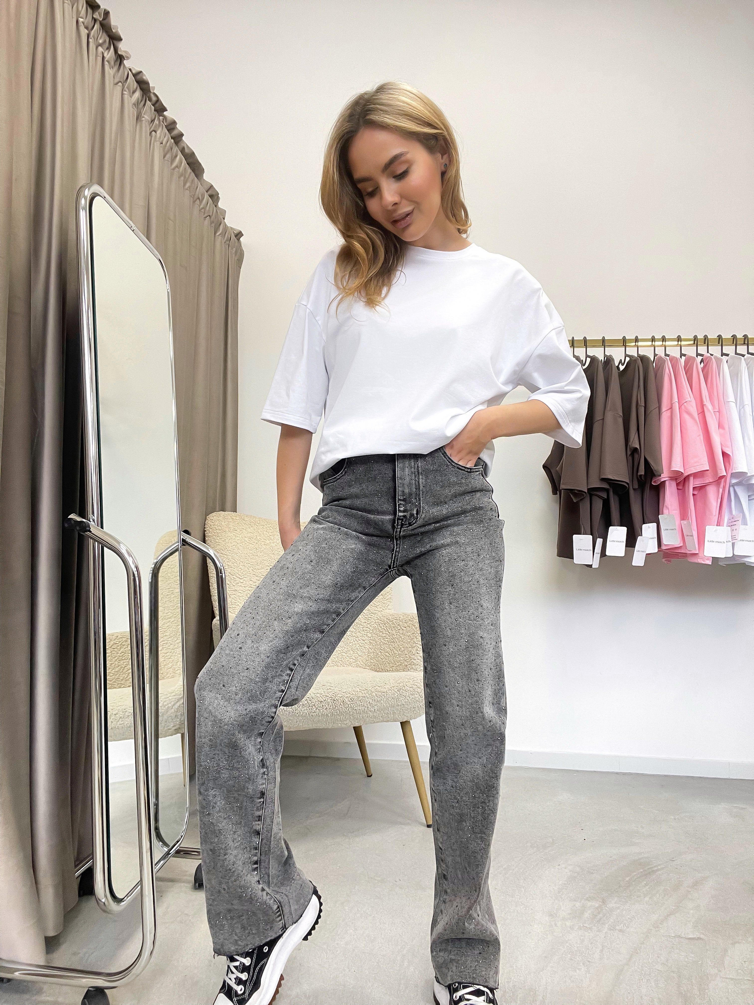 WHITE T-SHIRT marškinėliai