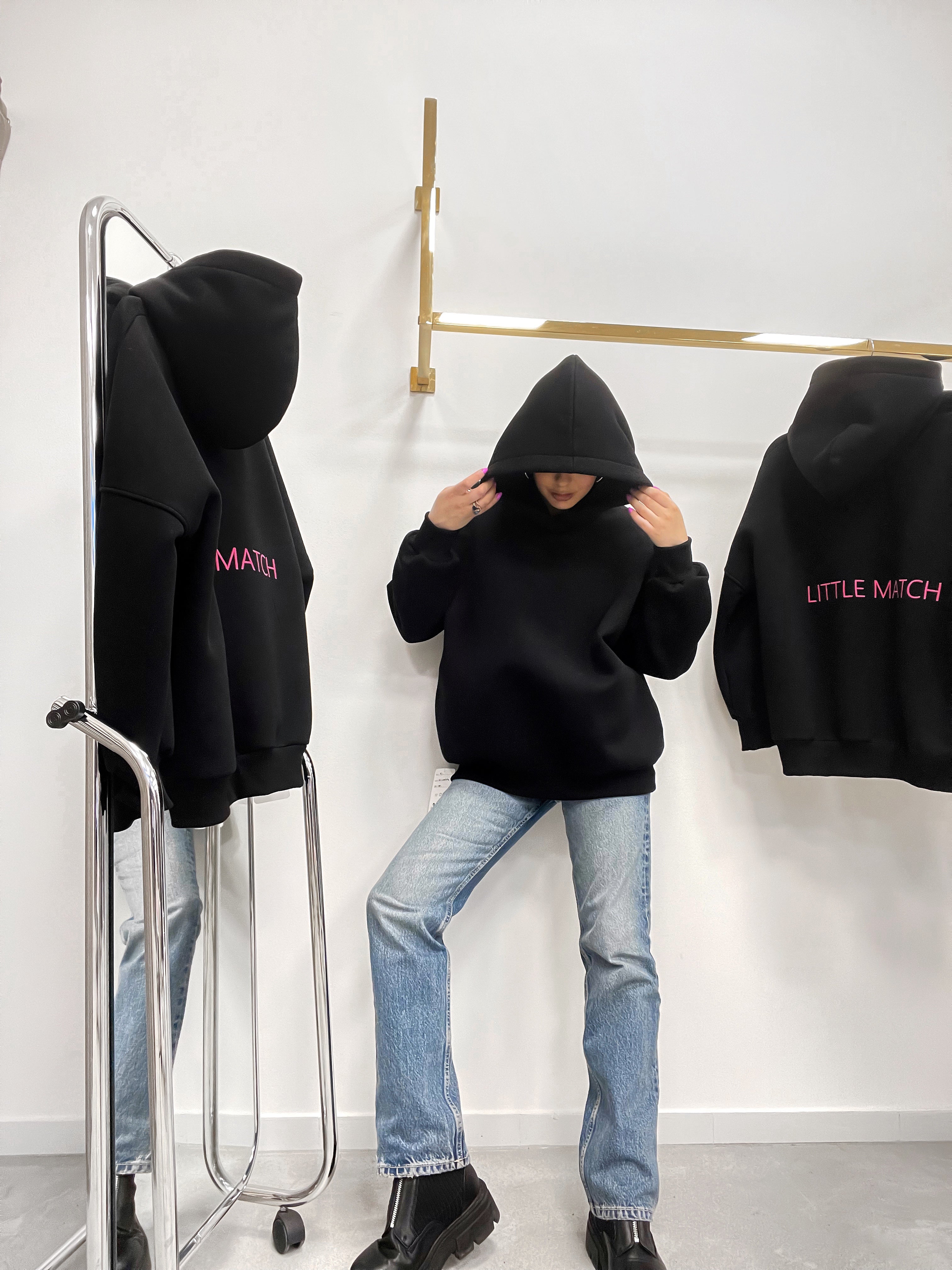 PINK LOGO džemperis