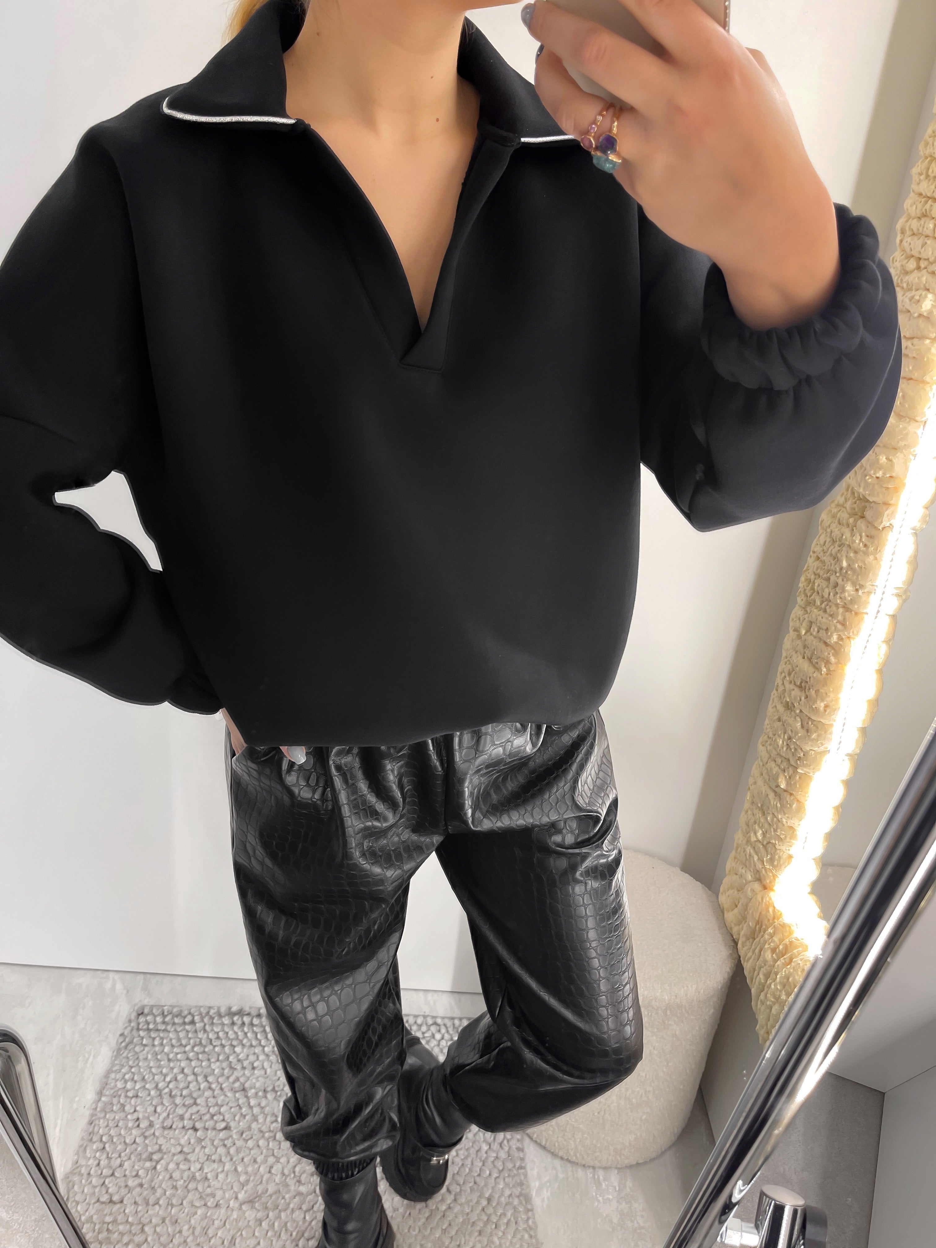 BLACK&SILVER džemperis